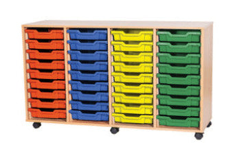 School 9 High 36 Tray Quad Unit