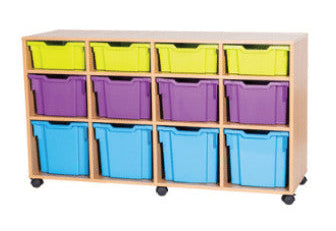 School 9 High 12 Combination Tray Quad Unit