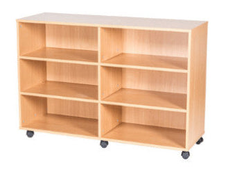 School 9 High Open Shelf Quad Unit