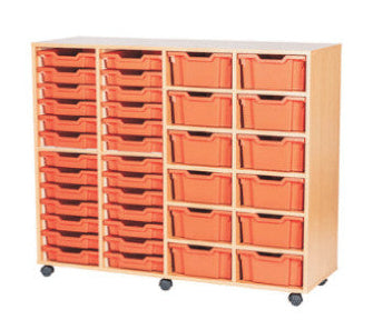 School 13 High 38 Combination Tray Quad Unit