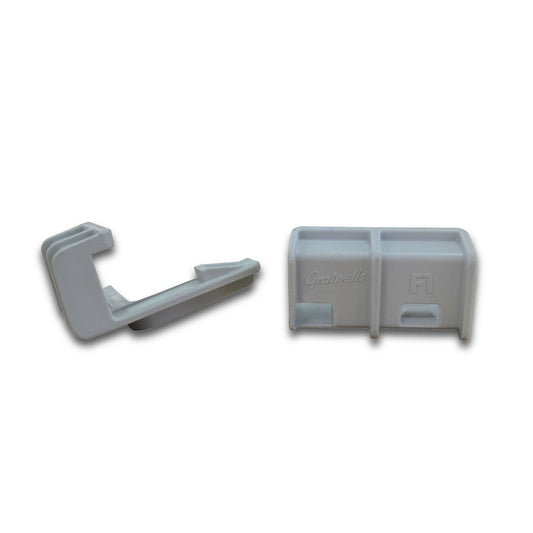 Gratnells Tray Clips for StopSafe Runner Dove Grey Pack of 100 Pairs