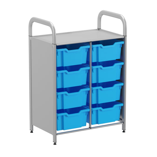 Gratnells Callero Custom Low Double Starter Unit 8 Deep Trays
