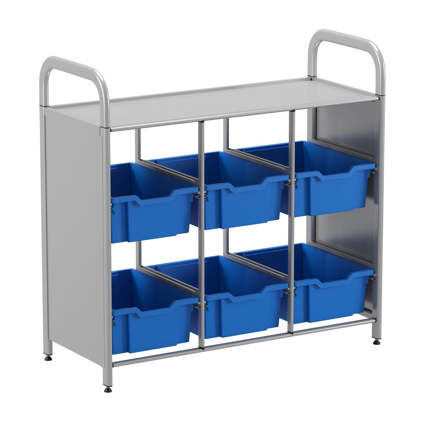 Gratnells Callero Custom Low Library Starter Unit 6 Deep Trays