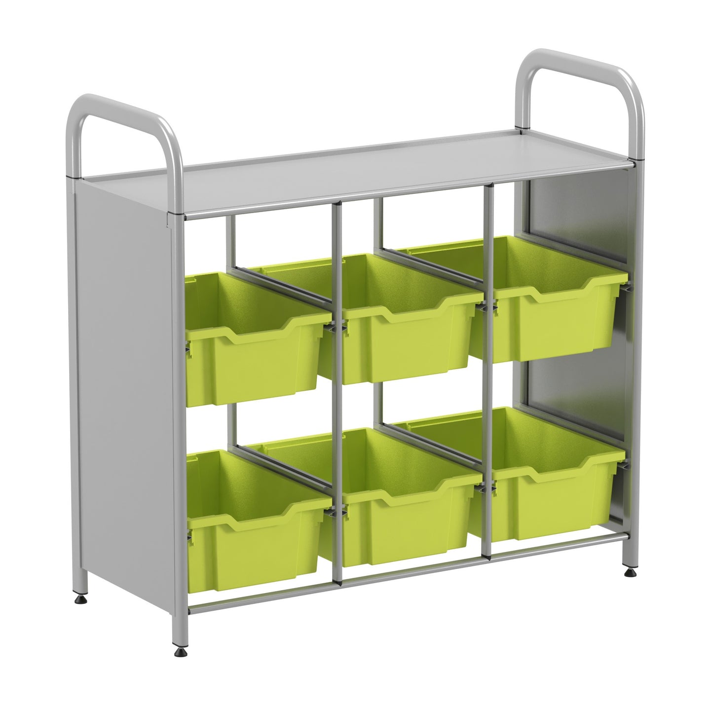 Gratnells Callero Custom Low Library Starter Unit 6 Deep Trays