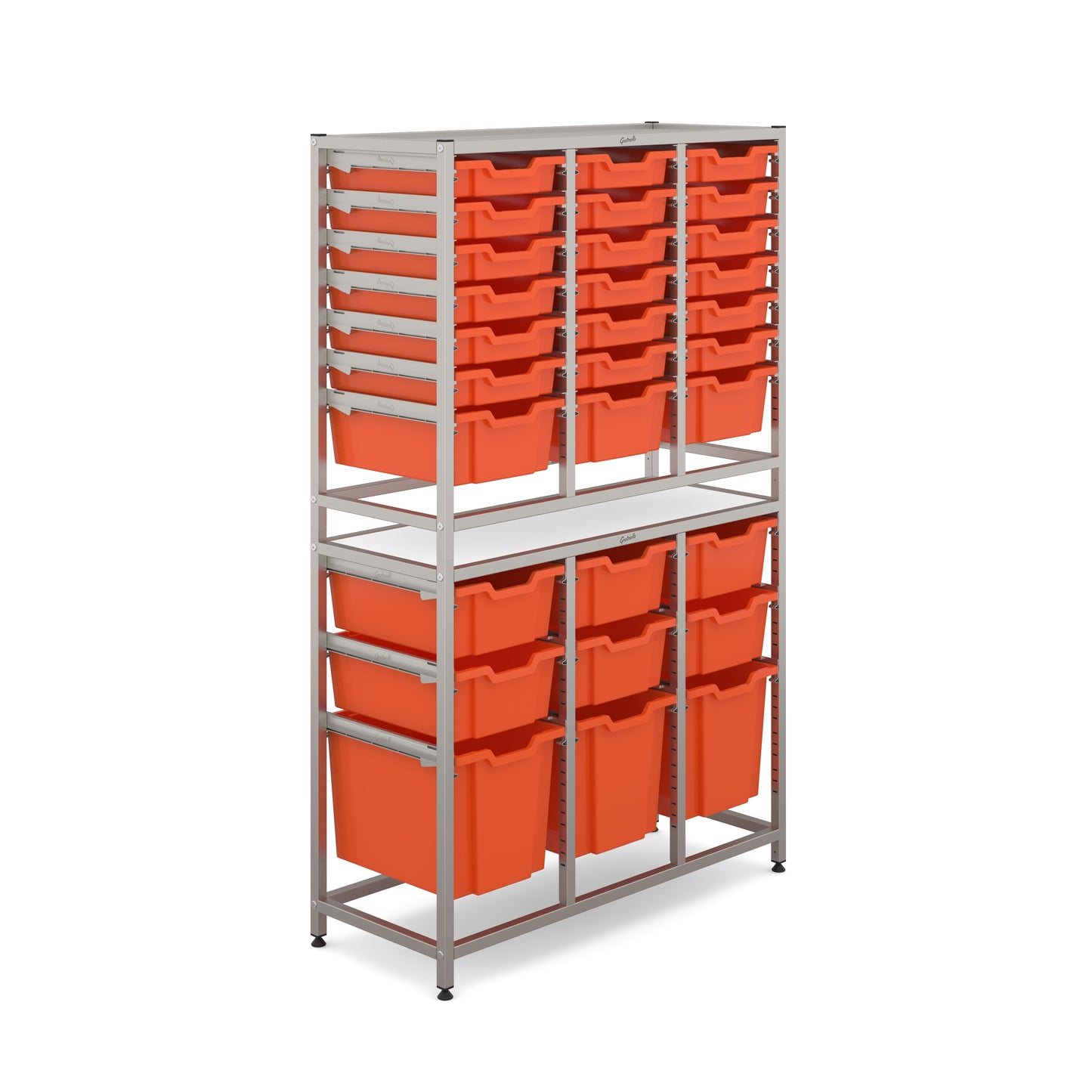 Gratnells Dynamis Tall Treble Frame 18 Shallow, 9 Deep & 3 Jumbo Trays