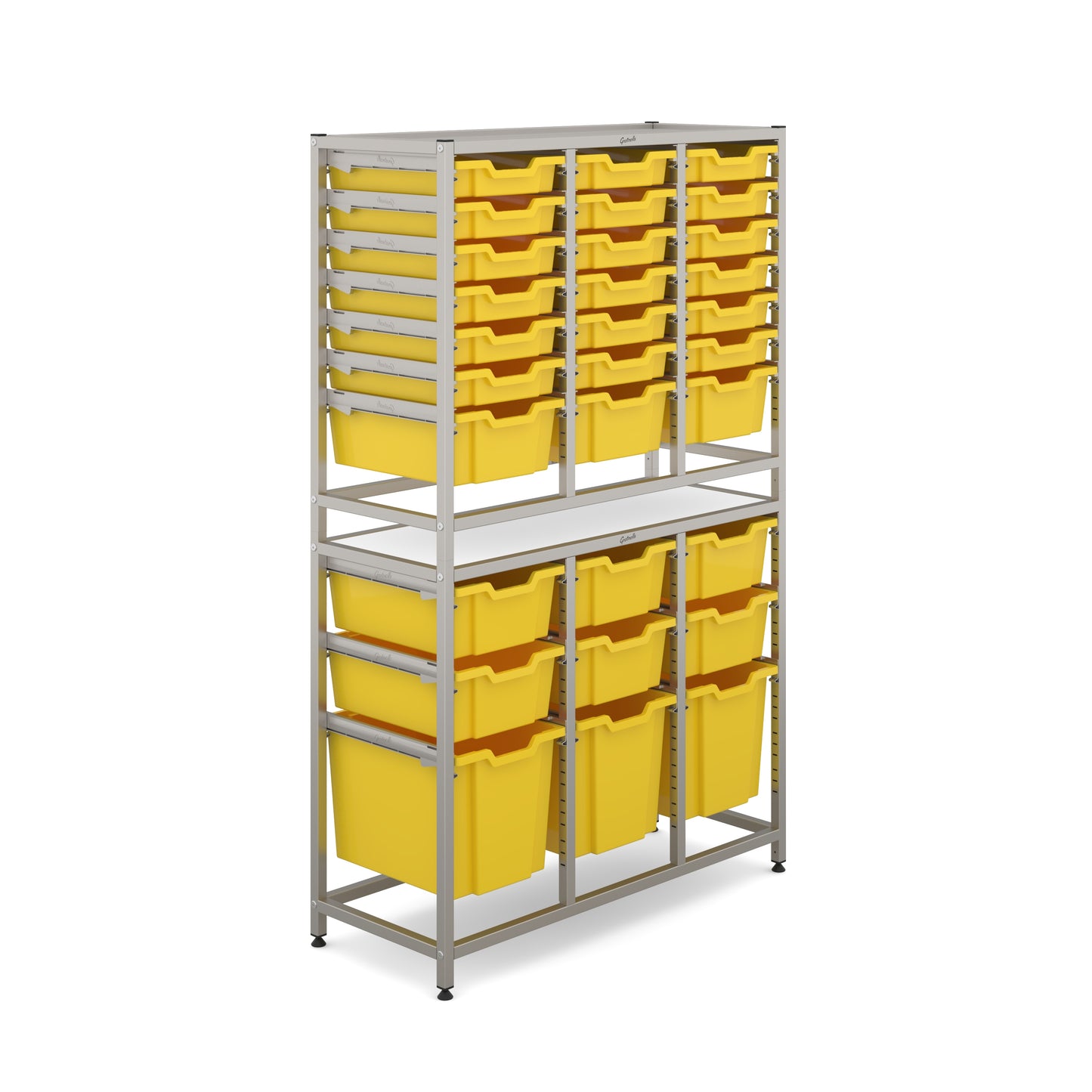 Gratnells Dynamis Tall Treble Frame 18 Shallow, 9 Deep & 3 Jumbo Trays