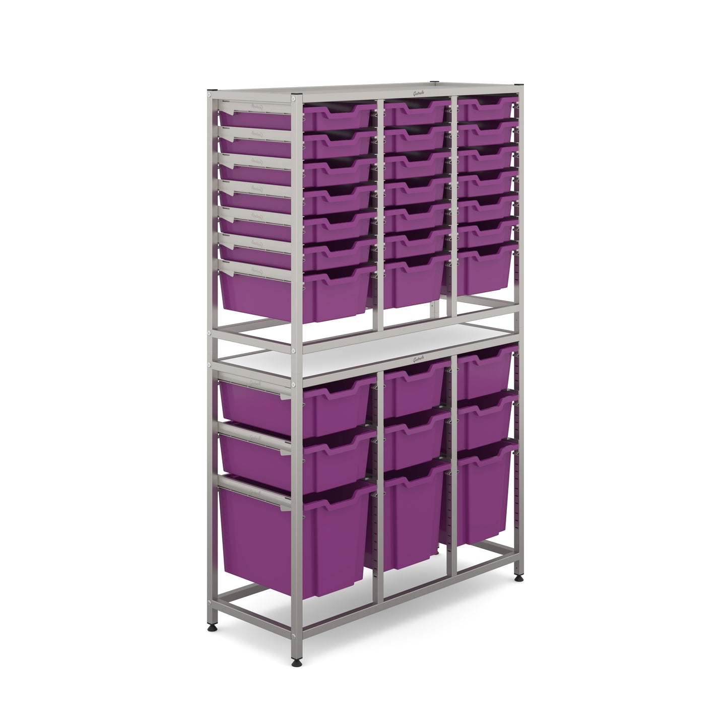 Gratnells Dynamis Tall Treble Frame 18 Shallow, 9 Deep & 3 Jumbo Trays