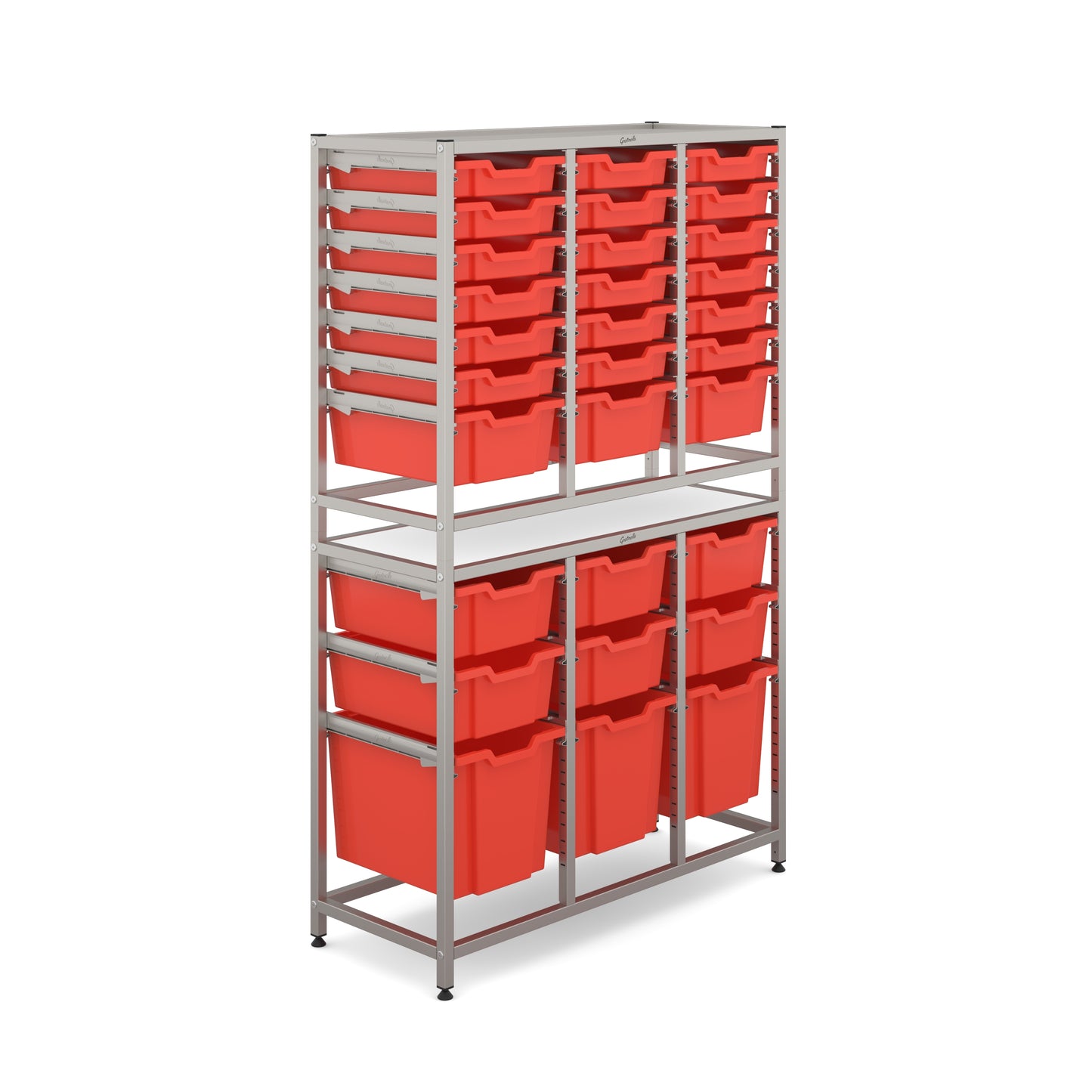 Gratnells Dynamis Tall Treble Frame 18 Shallow, 9 Deep & 3 Jumbo Trays