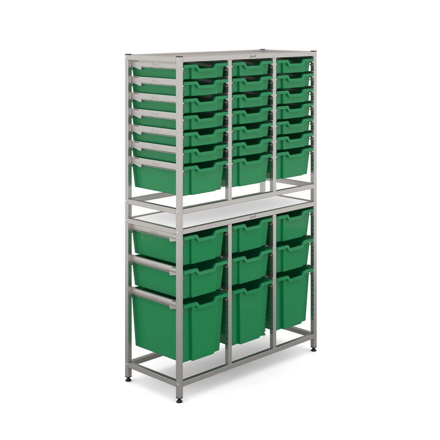 Gratnells Dynamis Tall Treble Frame 18 Shallow, 9 Deep & 3 Jumbo Trays