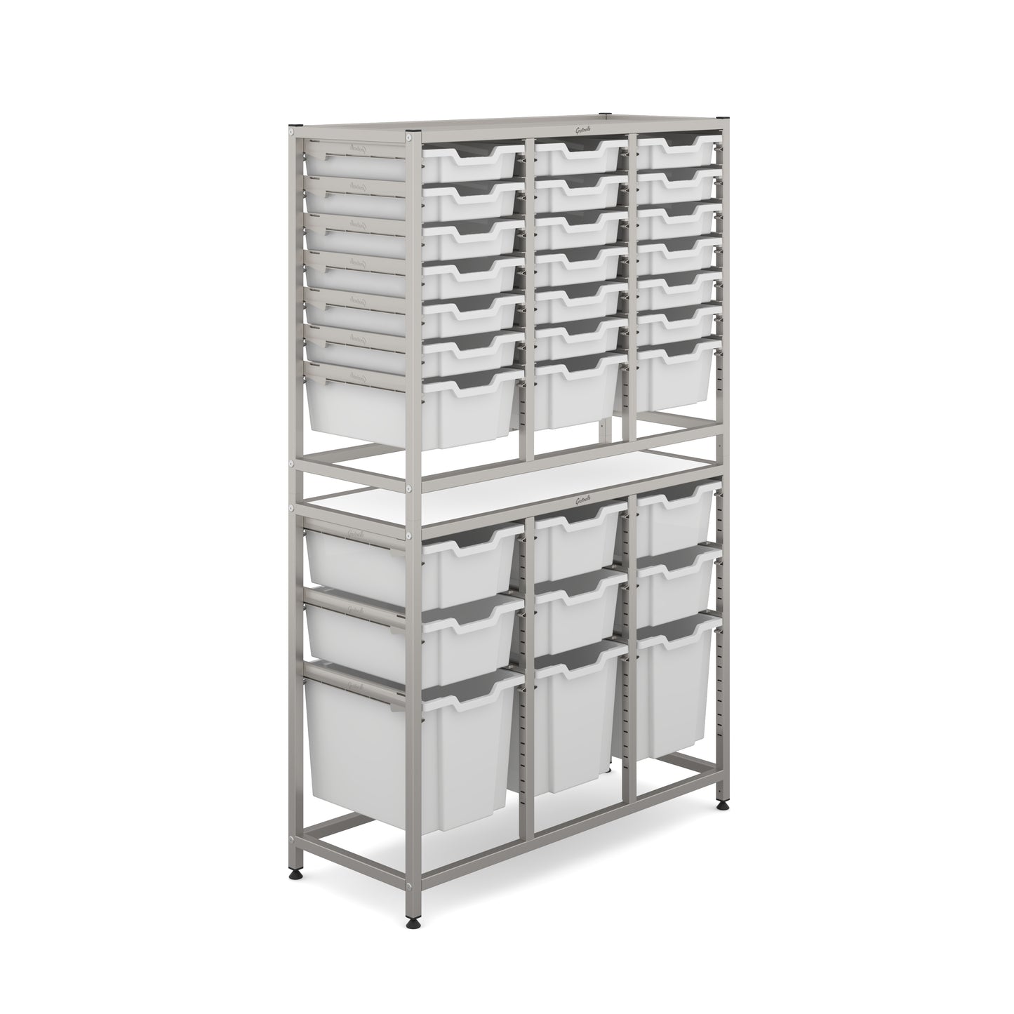 Gratnells Dynamis Tall Treble Frame 18 Shallow, 9 Deep & 3 Jumbo Trays