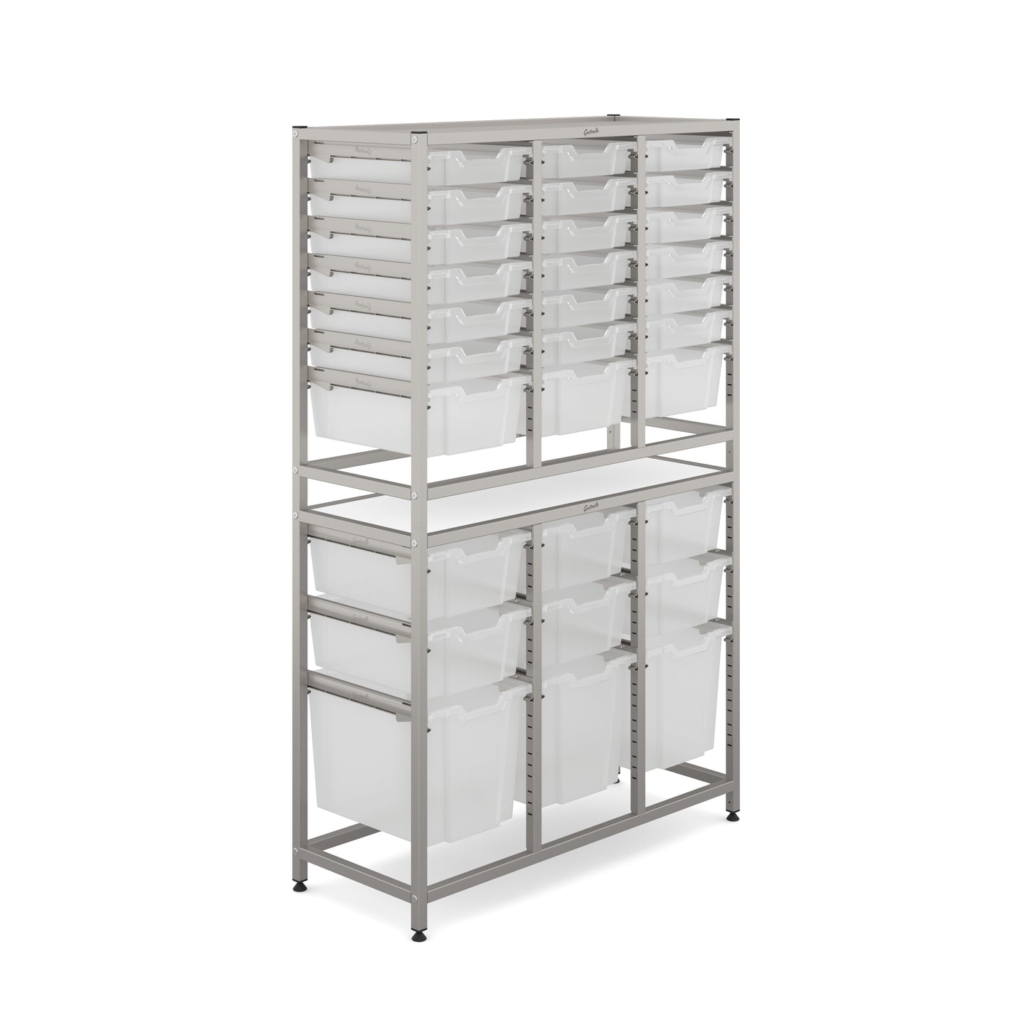 Gratnells Dynamis Tall Treble Frame 18 Shallow, 9 Deep & 3 Jumbo Trays