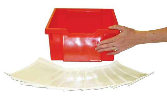 Gratnells Label Holder for Standard Deep Trays Pack of 100