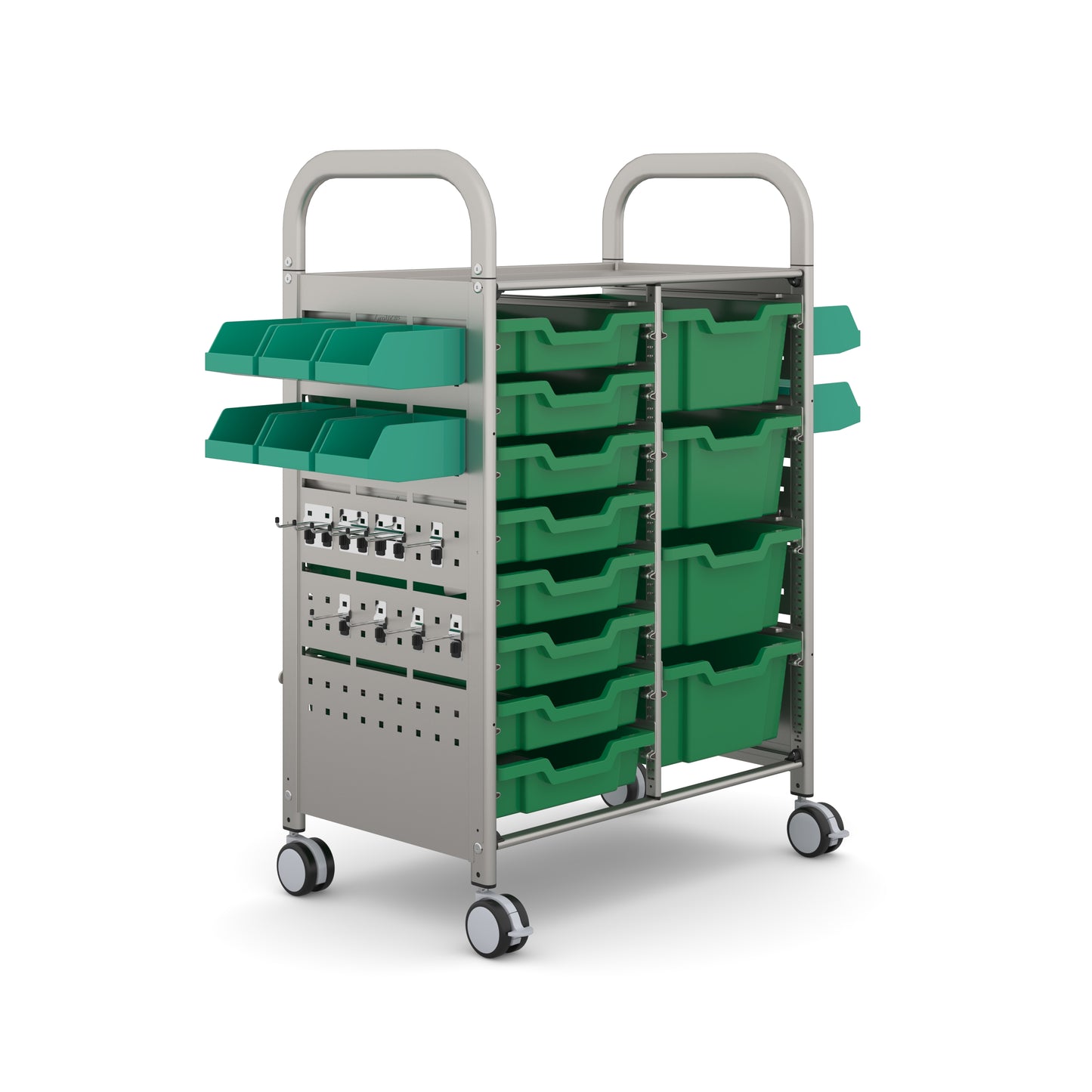 Gratnells Callero STEAM Double Trolley 8 Shallow & 4 Deep Trays
