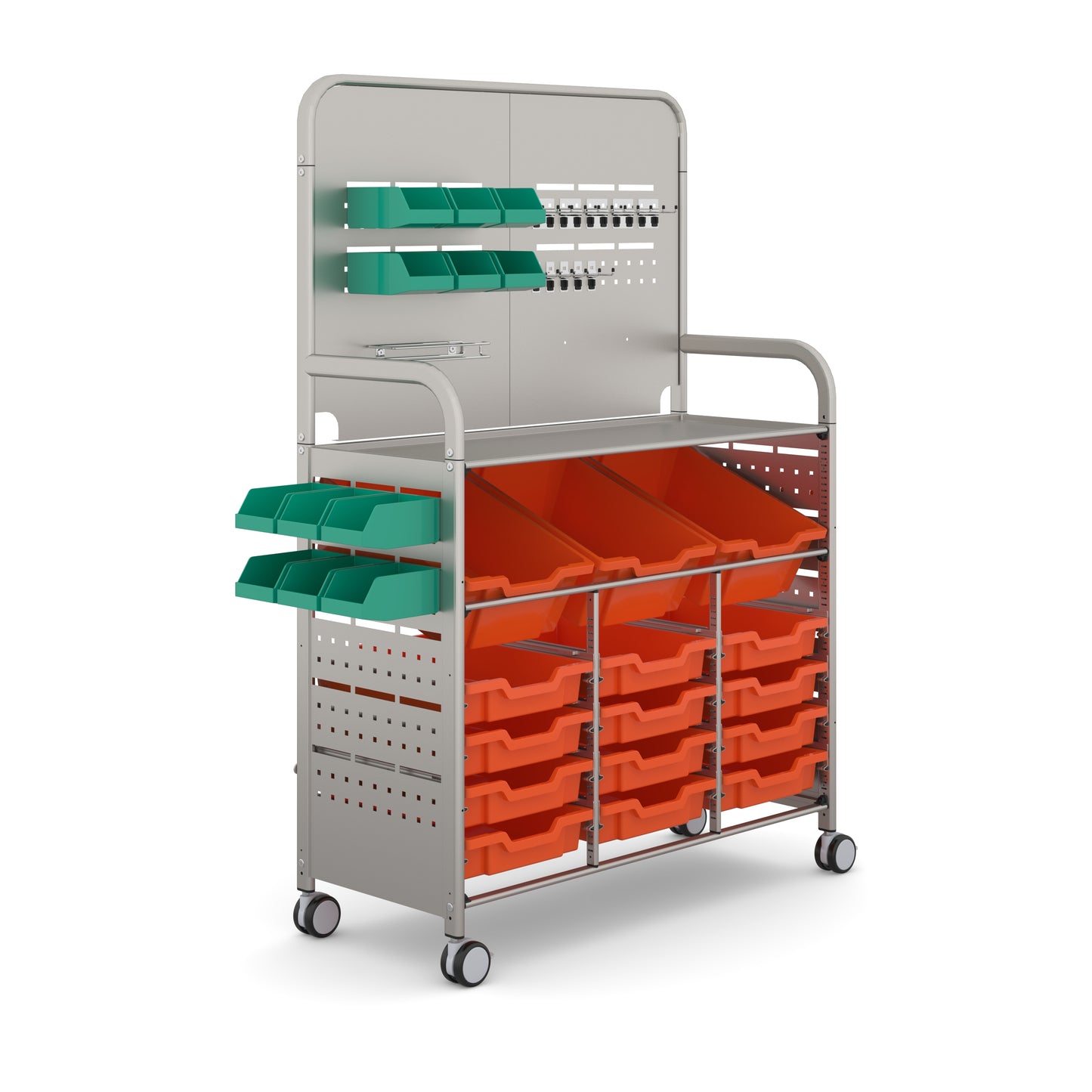 Gratnells Callero MakerSpace Trolley 3 Deep & 12 Shallow Trays