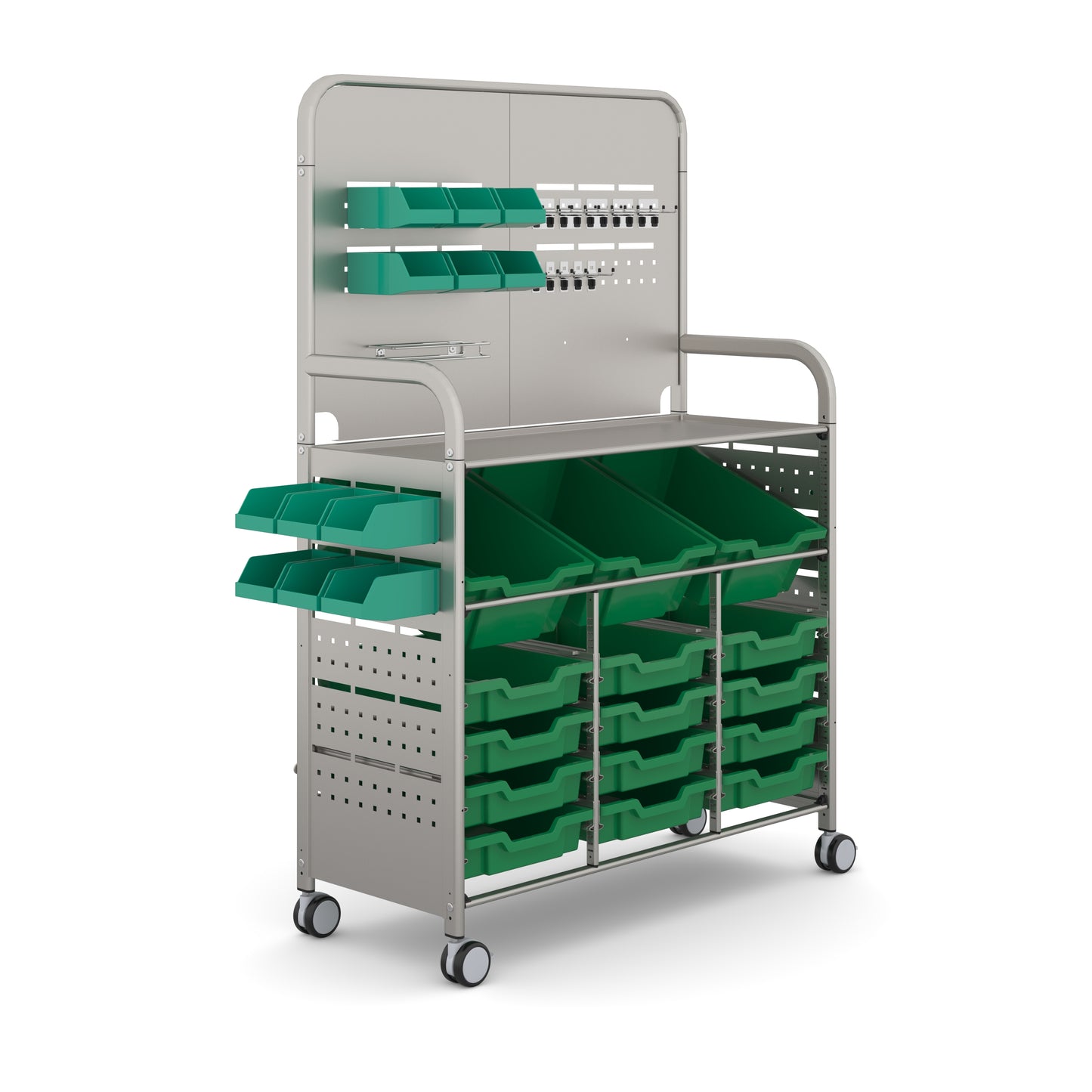 Gratnells Callero MakerSpace Trolley 3 Deep & 12 Shallow Trays