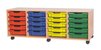 School 20 Tray Quad Unit