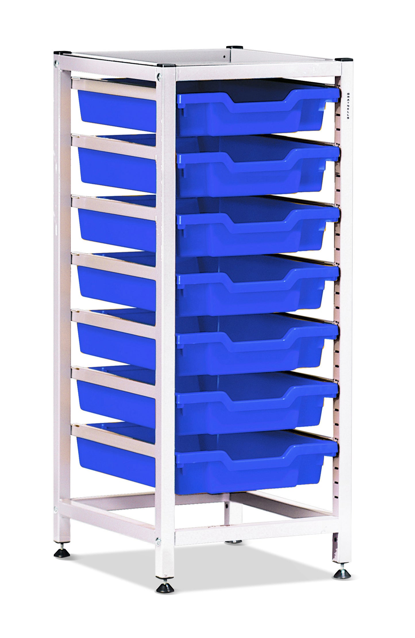 Gratnells Science Bench Height Single Frame 7 Shallow Trays