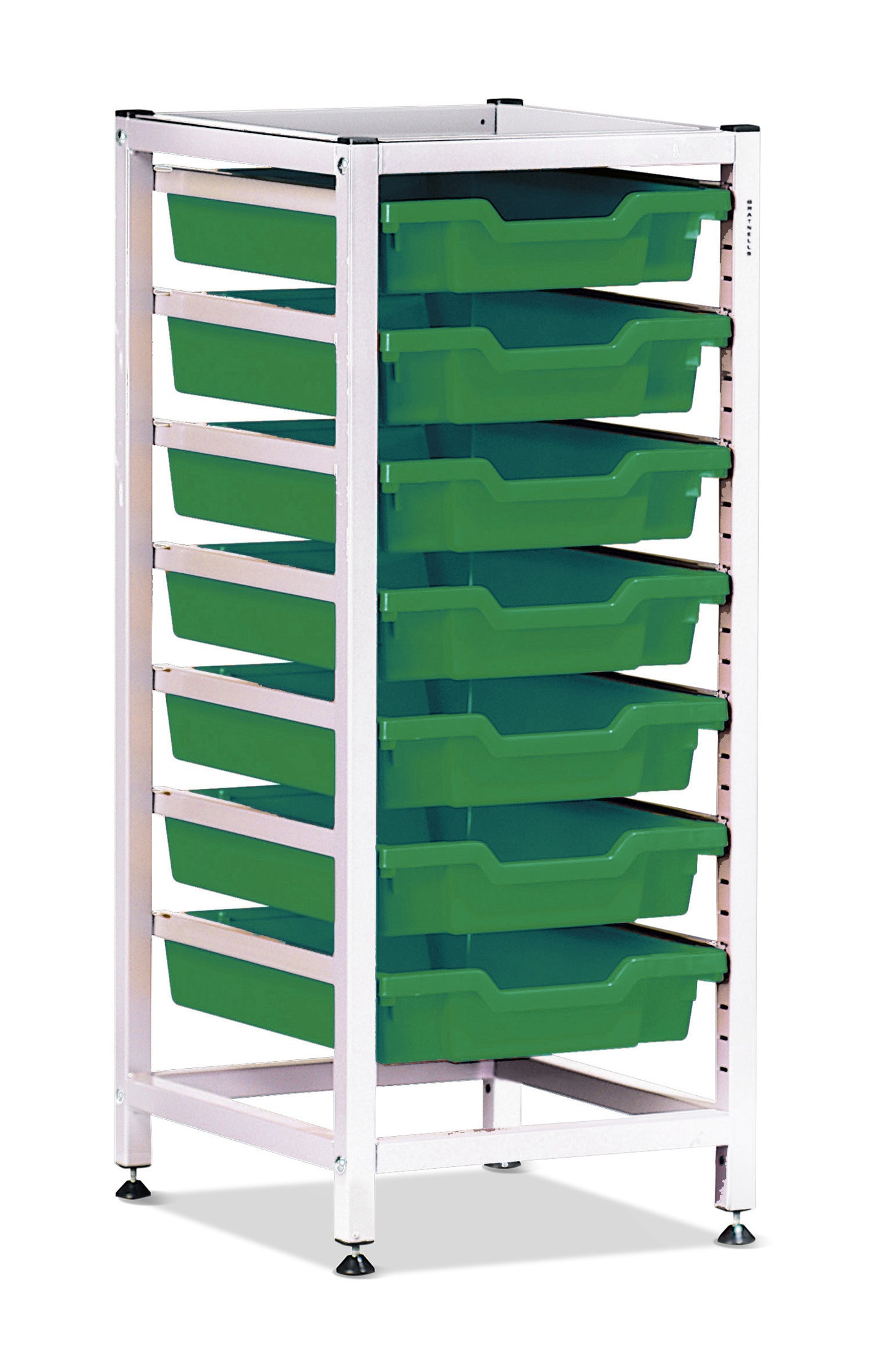 Gratnells Science Bench Height Single Frame 7 Shallow Trays