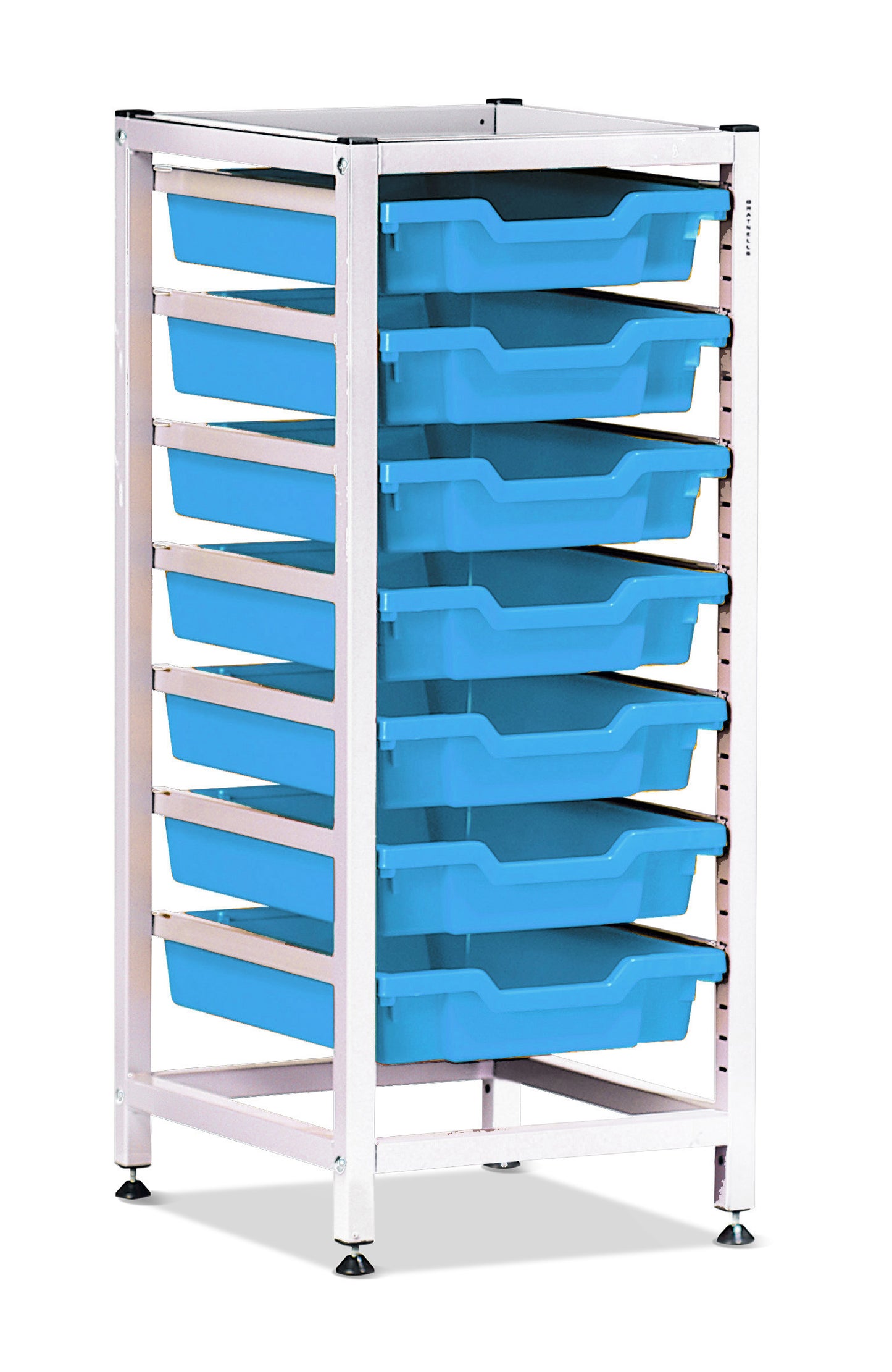 Gratnells Science Bench Height Single Frame 7 Shallow Trays