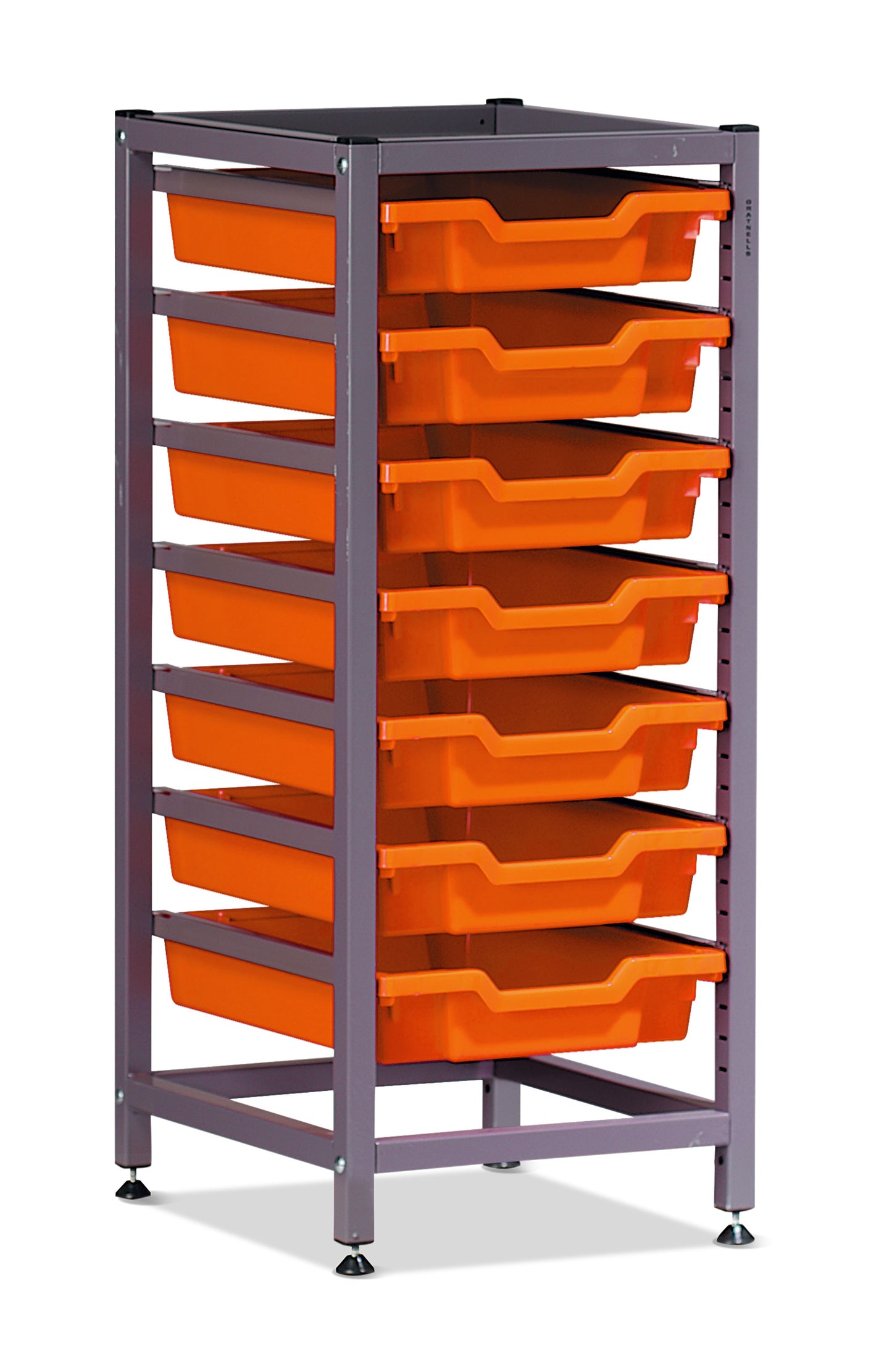 Gratnells Science Bench Height Single Frame 7 Shallow Trays