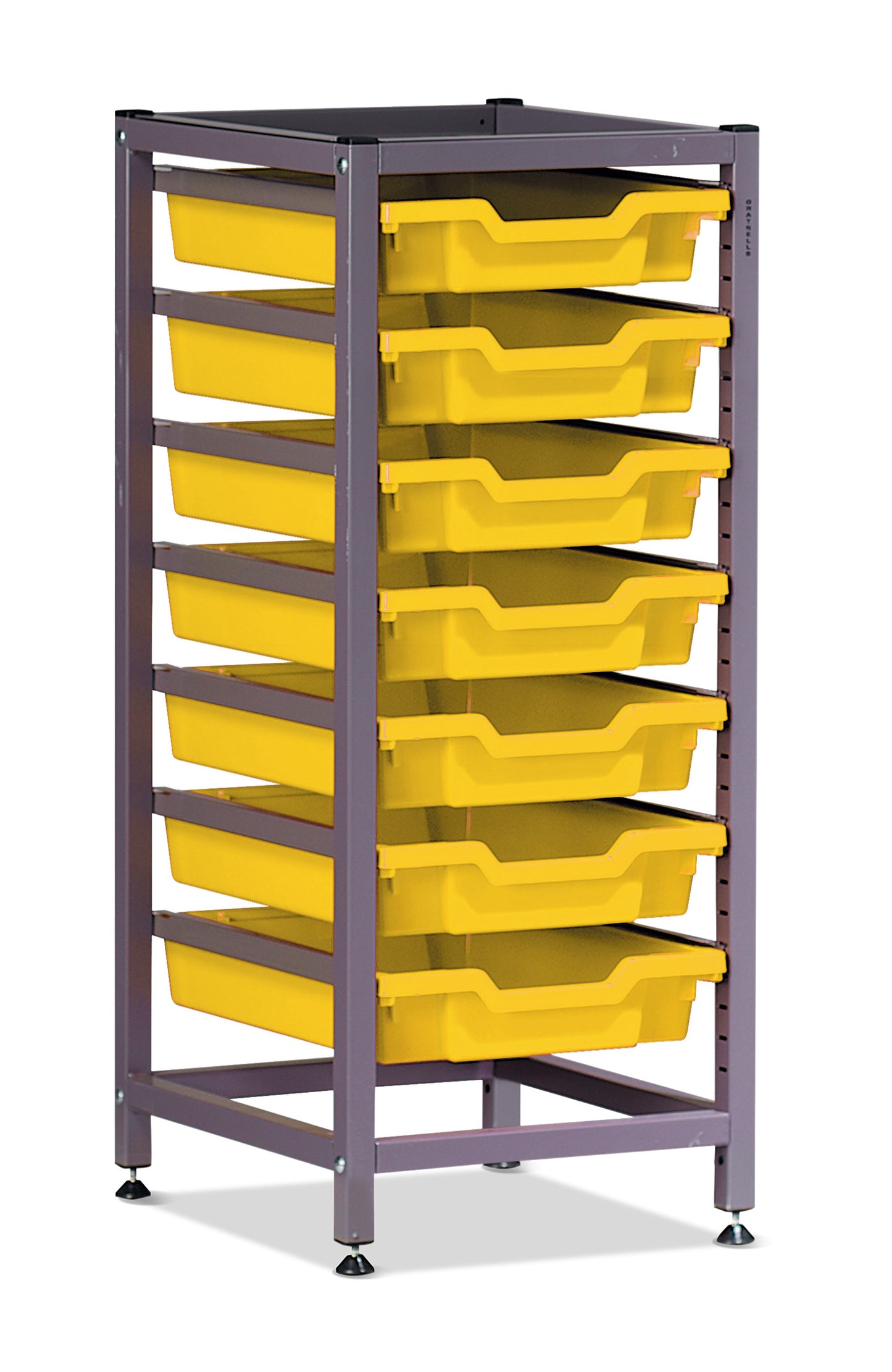 Gratnells Science Bench Height Single Frame 7 Shallow Trays