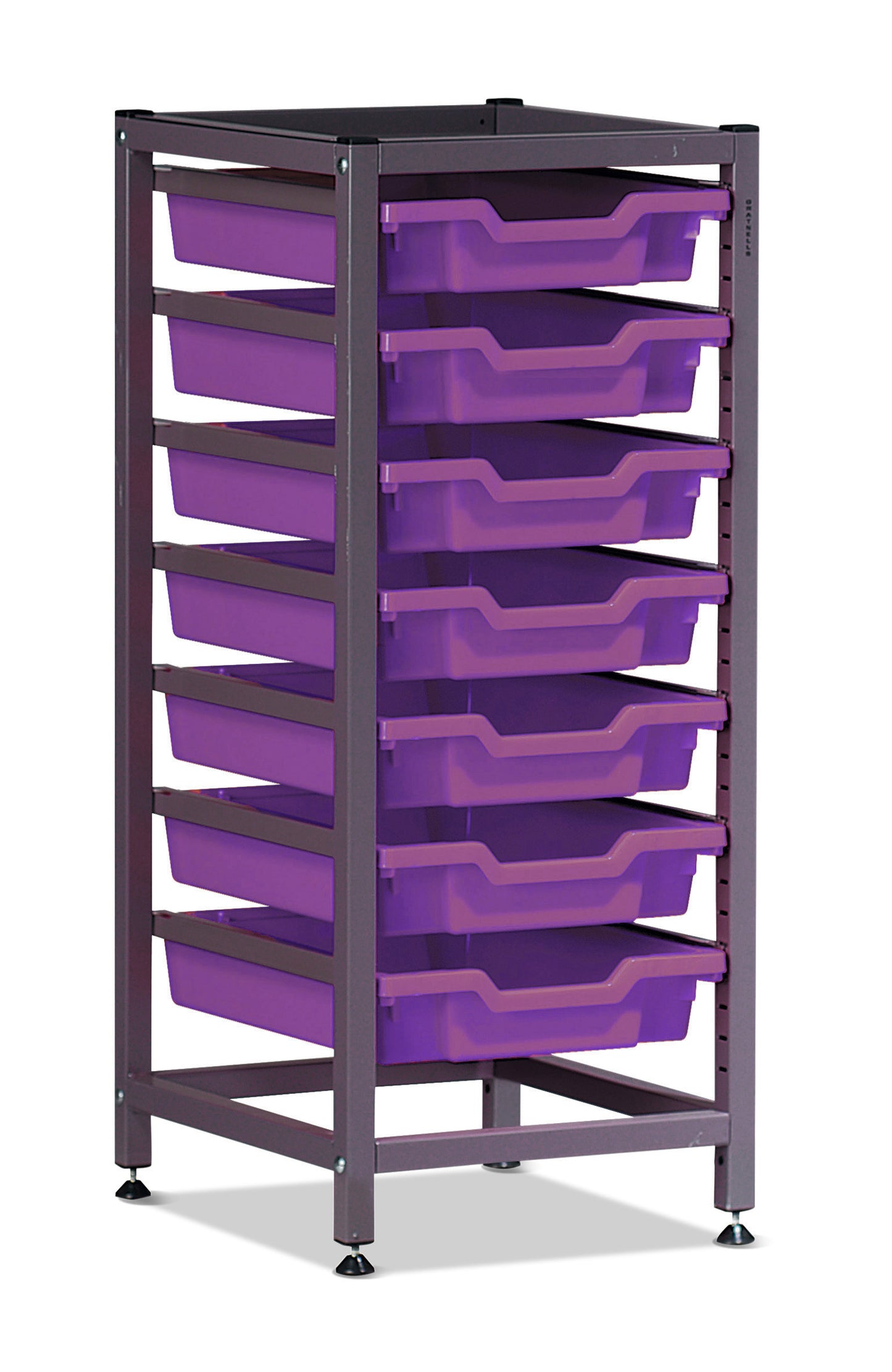 Gratnells Science Bench Height Single Frame 7 Shallow Trays