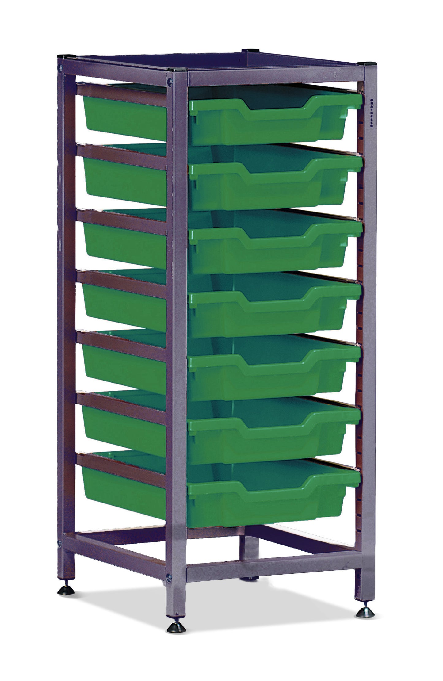 Gratnells Science Bench Height Single Frame 7 Shallow Trays