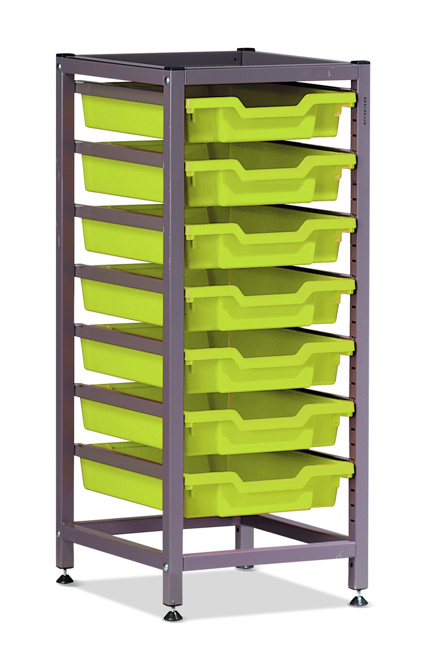 Gratnells Science Bench Height Single Frame 7 Shallow Trays