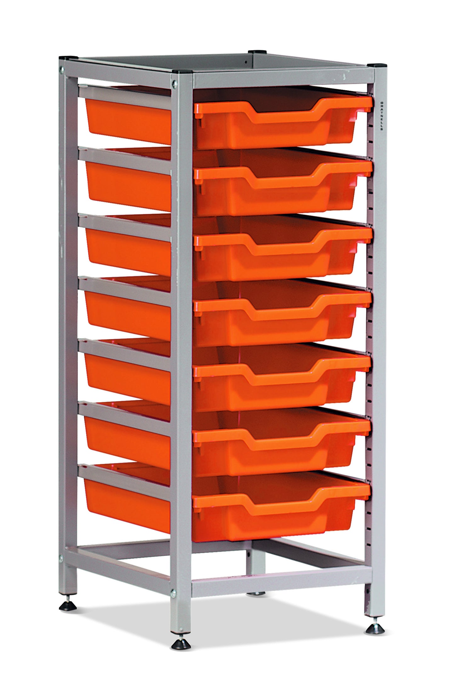 Gratnells Science Bench Height Single Frame 7 Shallow Trays