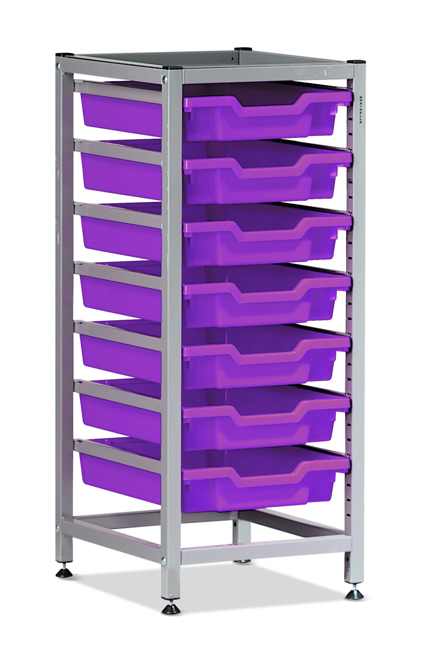 Gratnells Science Bench Height Single Frame 7 Shallow Trays