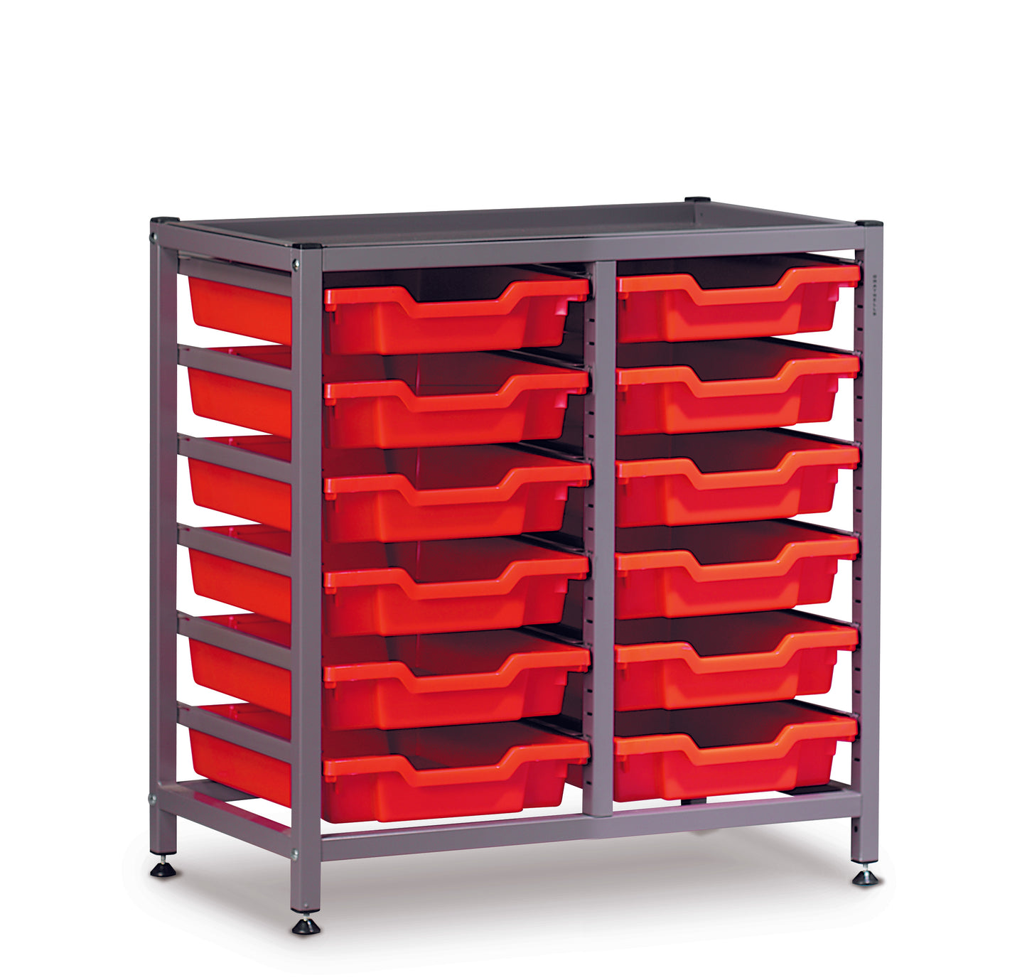 Gratnells Science Under Bench Double Frame 12 Shallow Trays