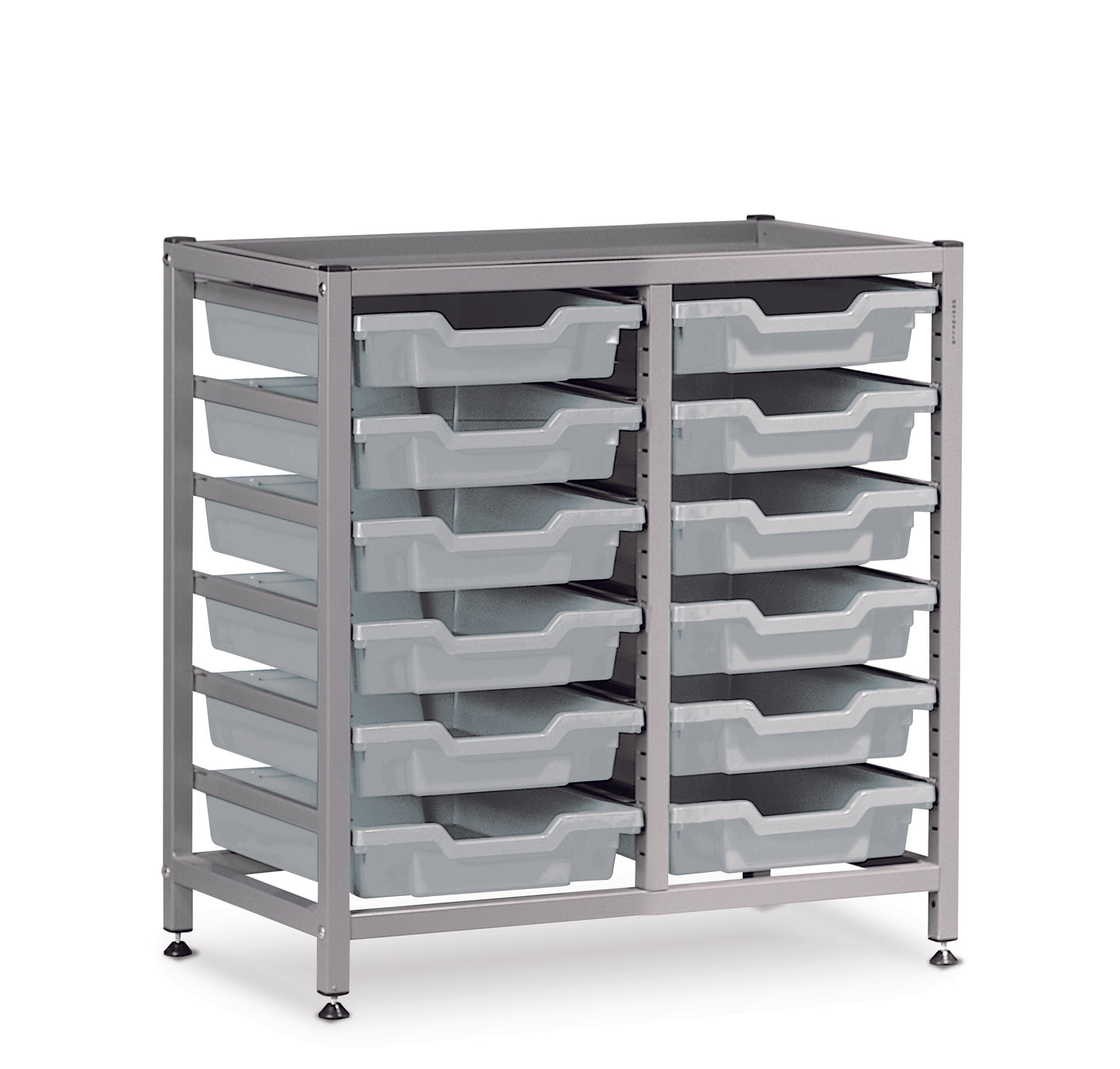 Gratnells Science Under Bench Double Frame 12 Shallow Trays