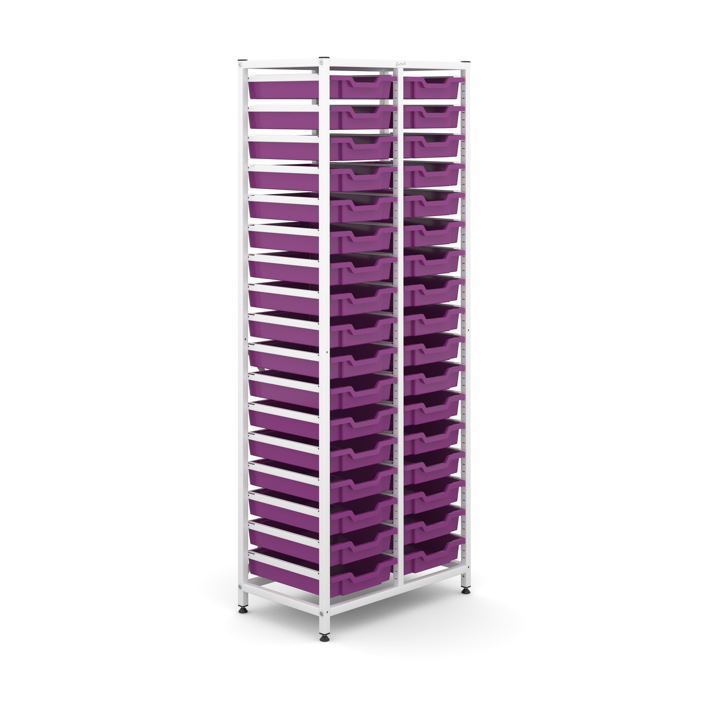 Gratnells Science Tall Double Frame 34 Shallow Trays