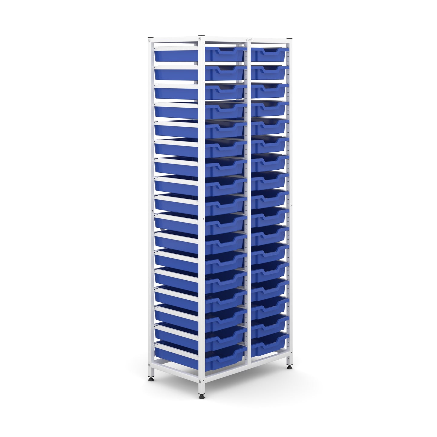 Gratnells Science Tall Double Frame 34 Shallow Trays