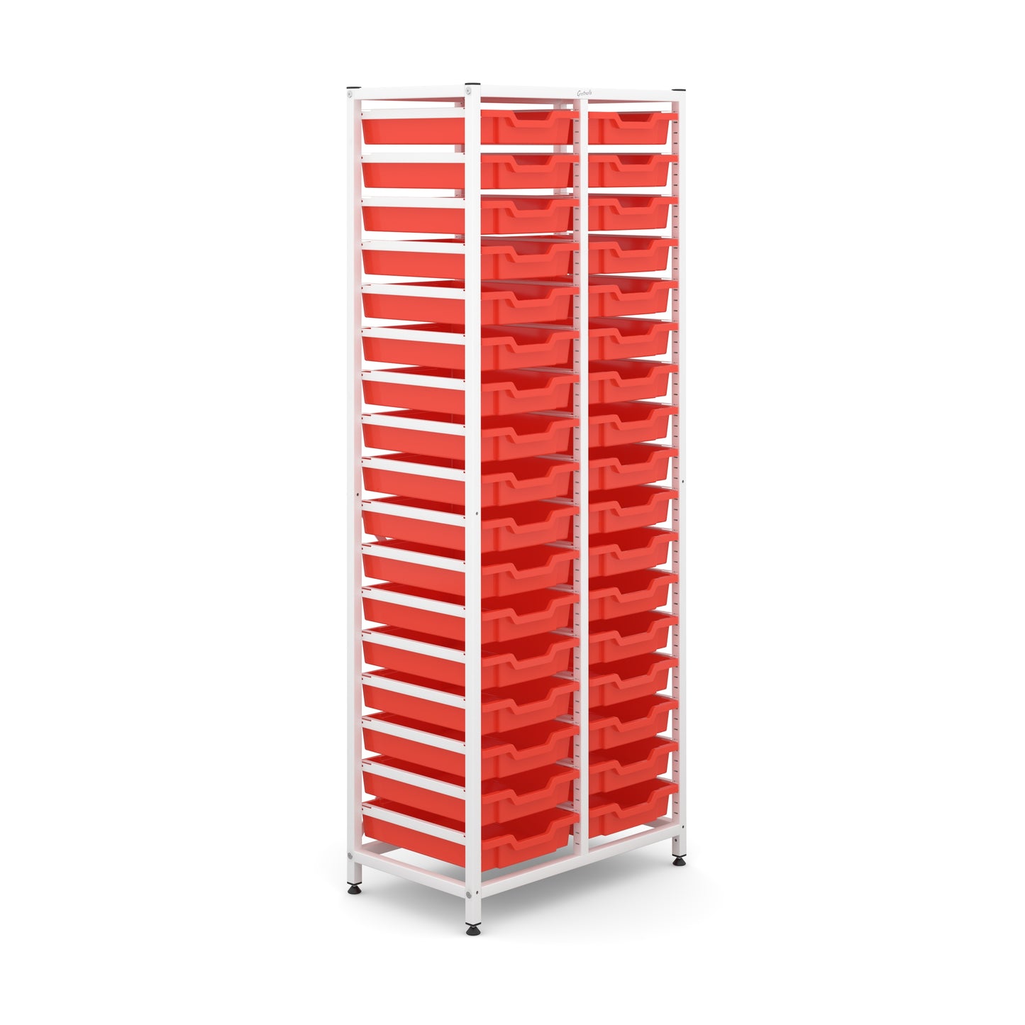 Gratnells Science Tall Double Frame 34 Shallow Trays
