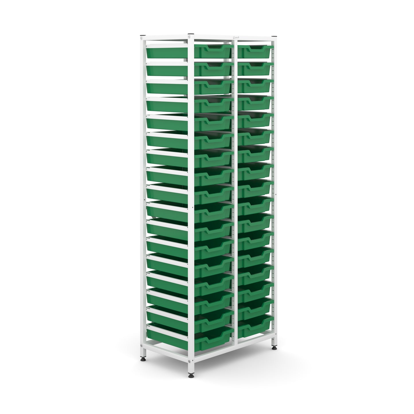Gratnells Science Tall Double Frame 34 Shallow Trays