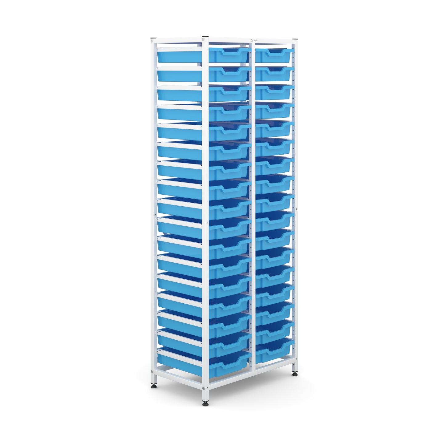 Gratnells Science Tall Double Frame 34 Shallow Trays