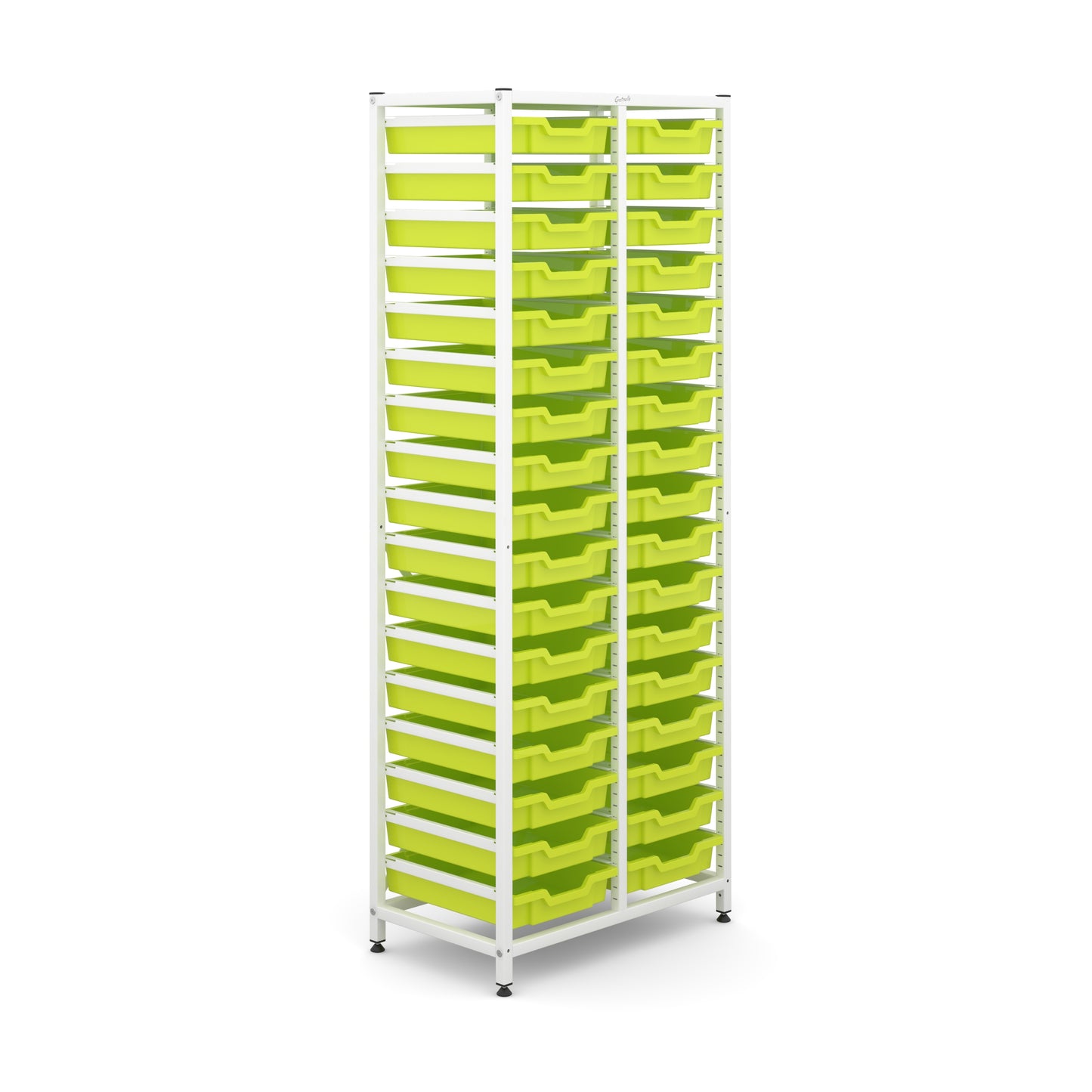 Gratnells Science Tall Double Frame 34 Shallow Trays