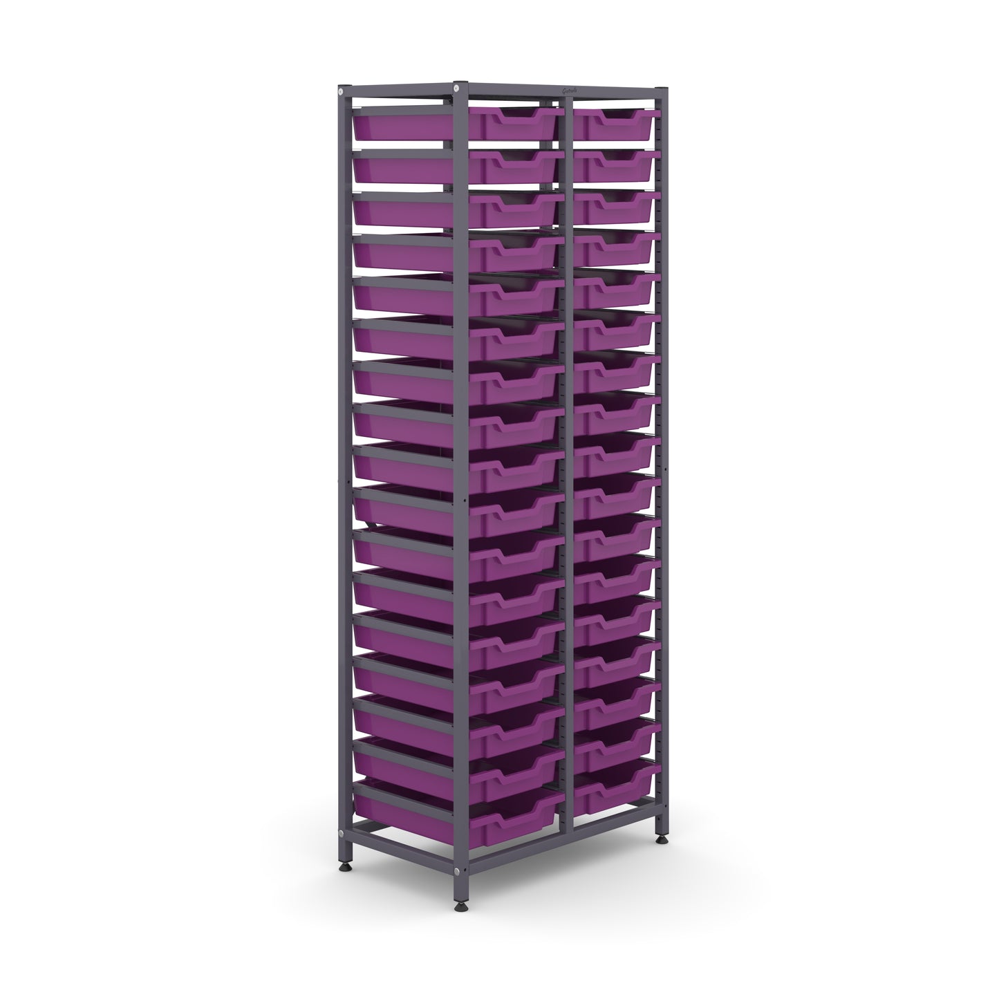 Gratnells Science Tall Double Frame 34 Shallow Trays