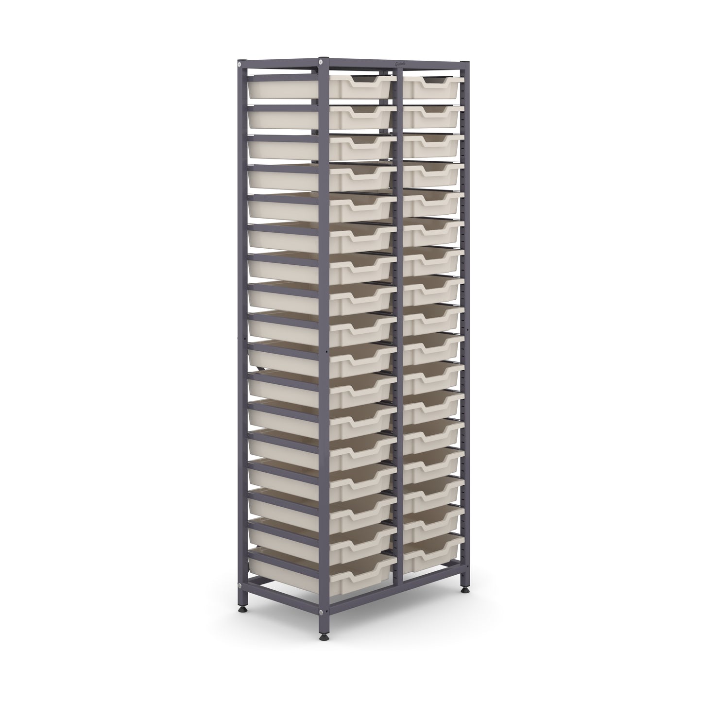 Gratnells Science Tall Double Frame 34 Shallow Trays
