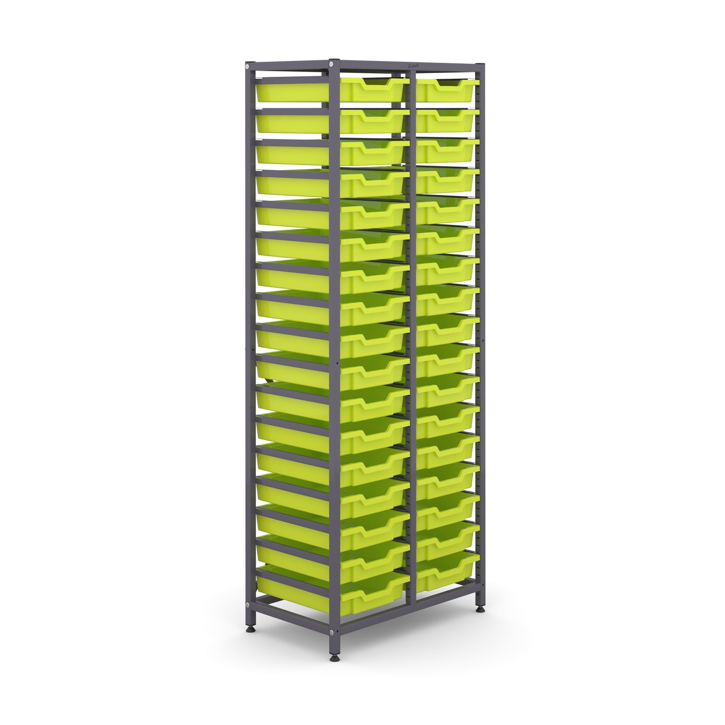 Gratnells Science Tall Double Frame 34 Shallow Trays