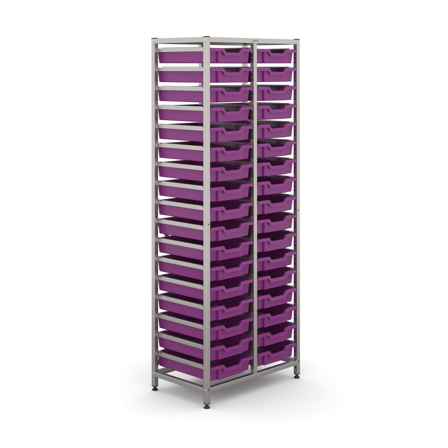 Gratnells Science Tall Double Frame 34 Shallow Trays