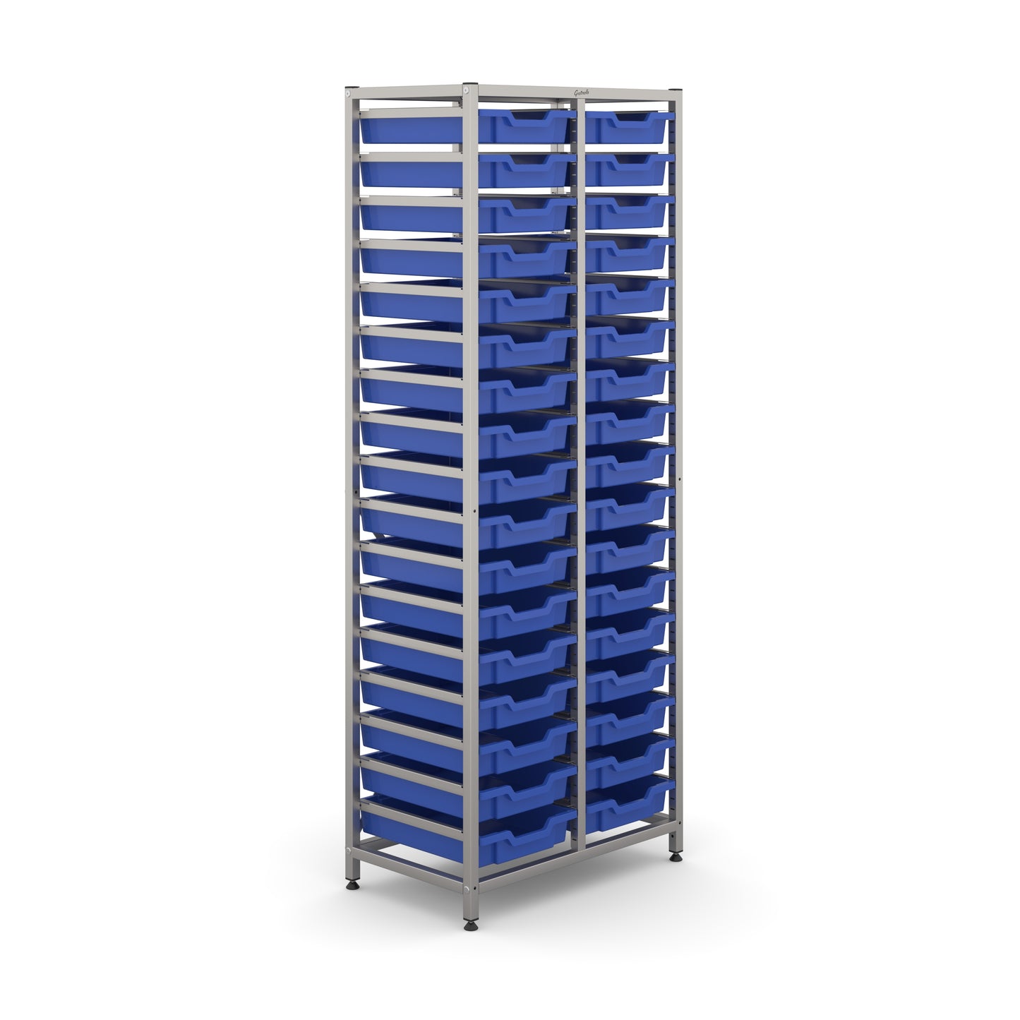Gratnells Science Tall Double Frame 34 Shallow Trays