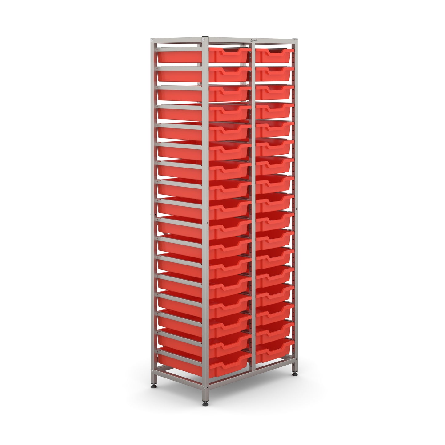 Gratnells Science Tall Double Frame 34 Shallow Trays