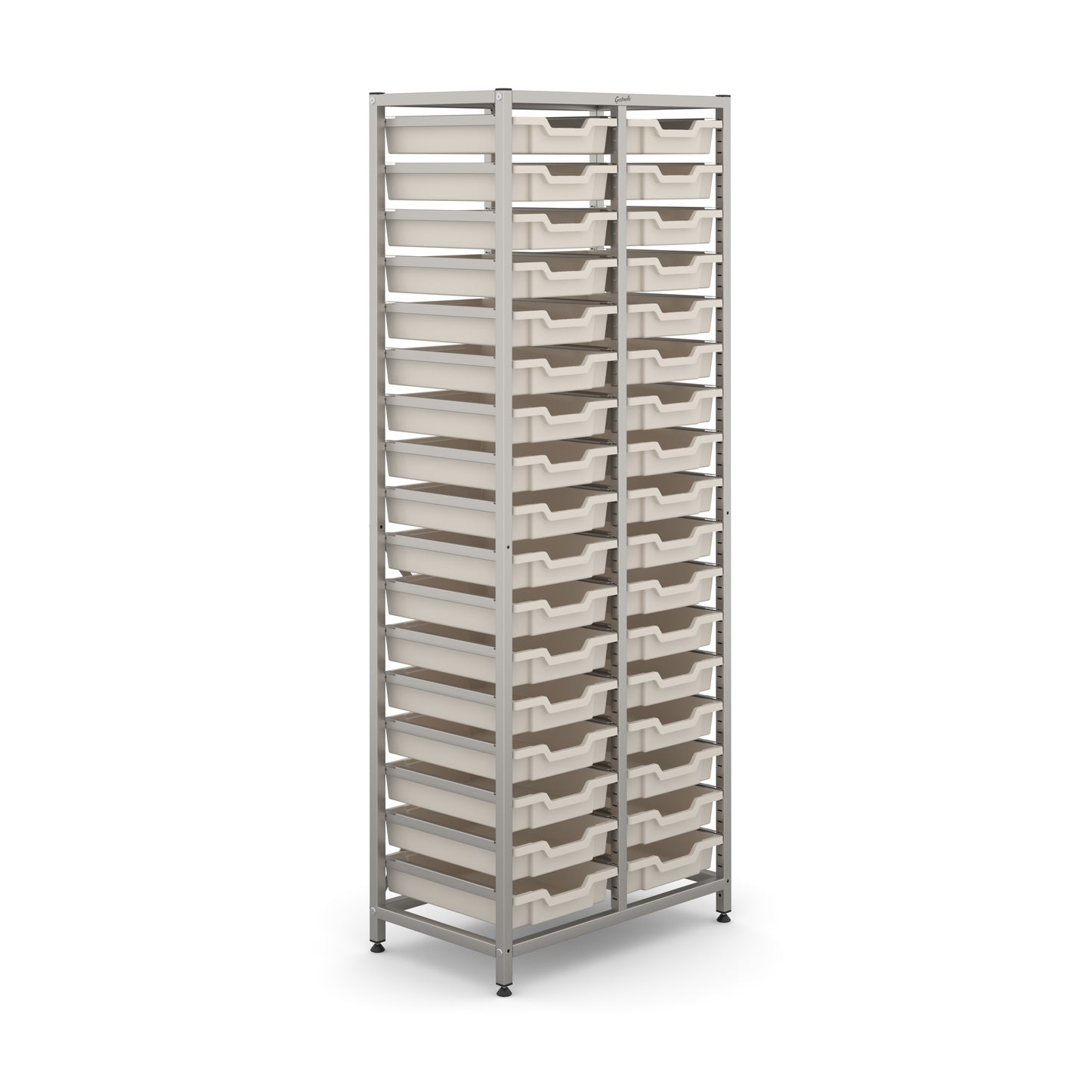 Gratnells Science Tall Double Frame 34 Shallow Trays