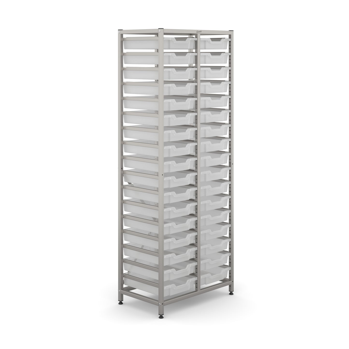 Gratnells Science Tall Double Frame 34 Shallow Trays