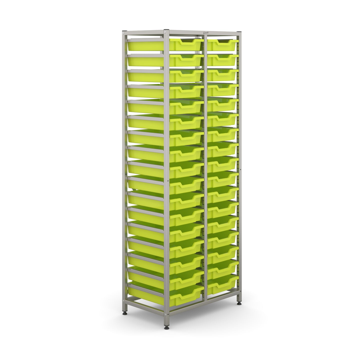 Gratnells Science Tall Double Frame 34 Shallow Trays