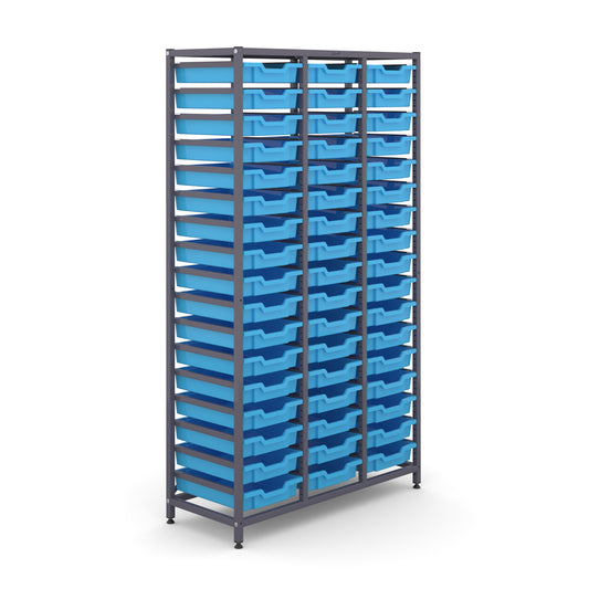 Gratnells Science Tall Treble Frame 51 Shallow Trays