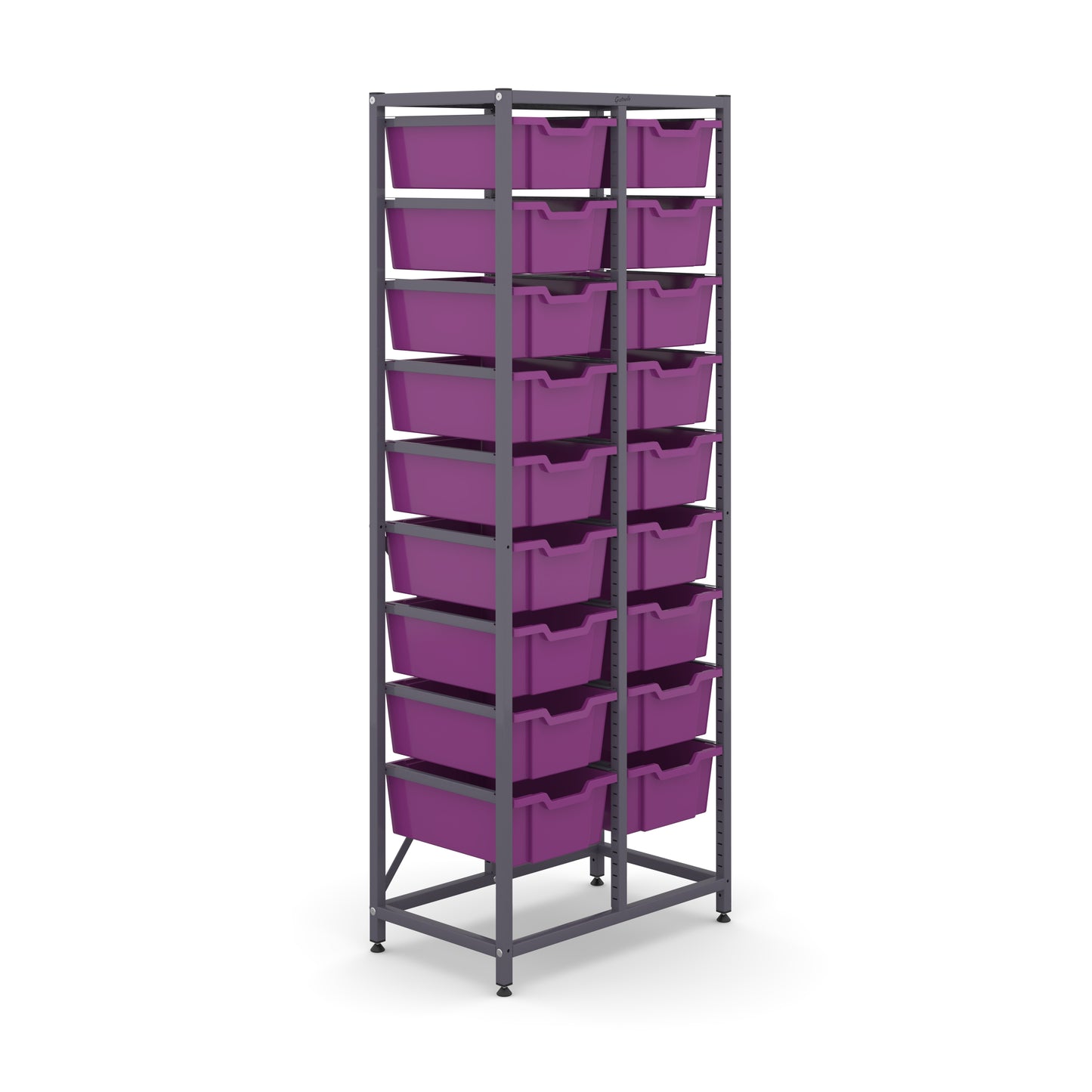 Gratnells Science Tall Double Frame 18 Deep Trays