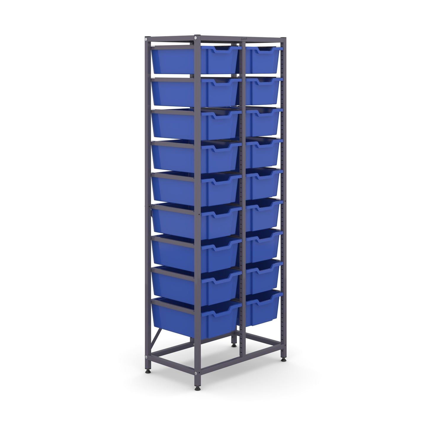 Gratnells Science Tall Double Frame 18 Deep Trays